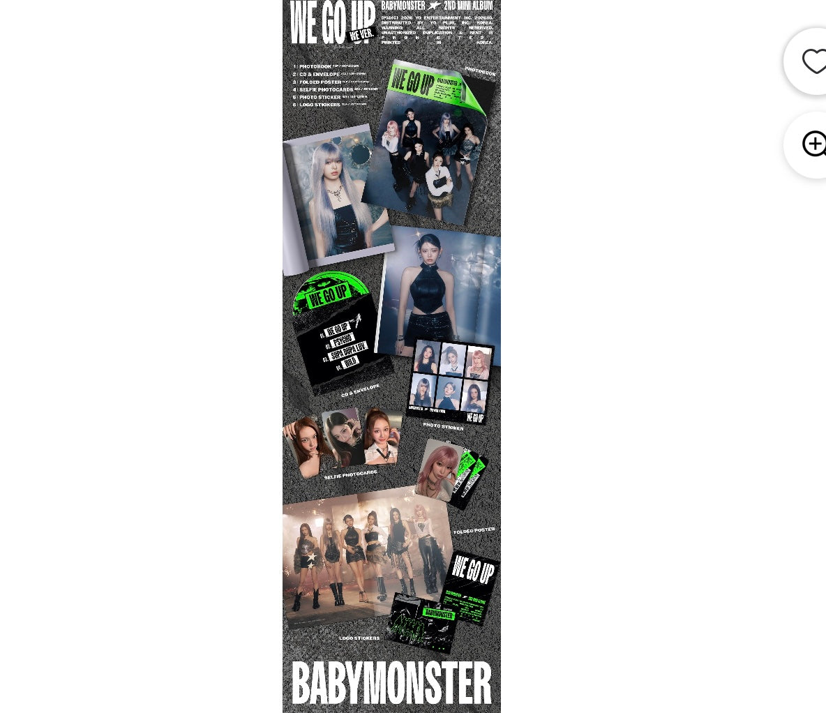 Babymonster 2ND mini álbum we go up