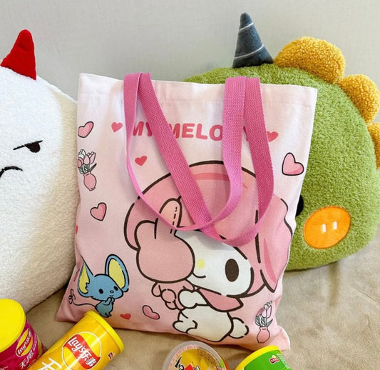 My melody tote bags