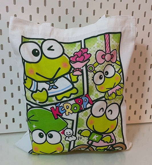 Keroppi tote bags