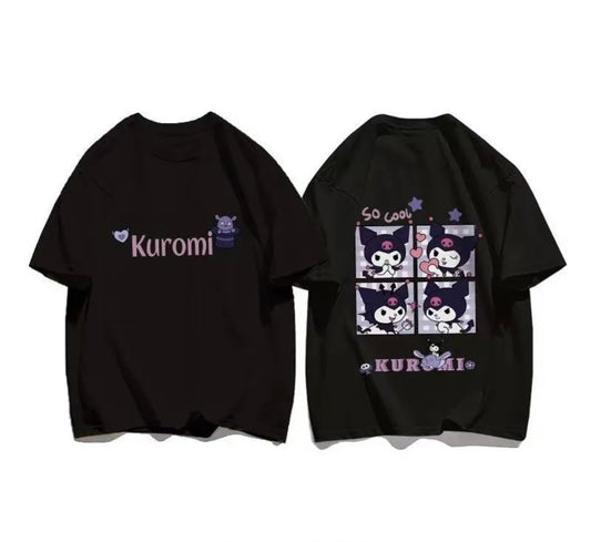 Kuromi camiseta de manga corta