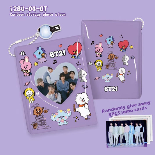 Bt21 album incluye 3 lomo cards