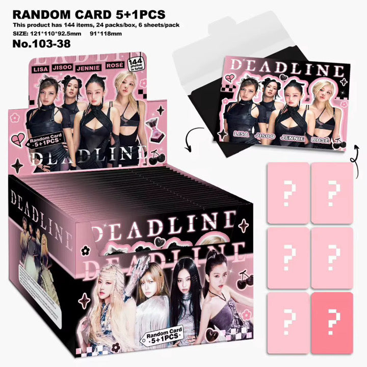 Black pink lomo Card sorpresas