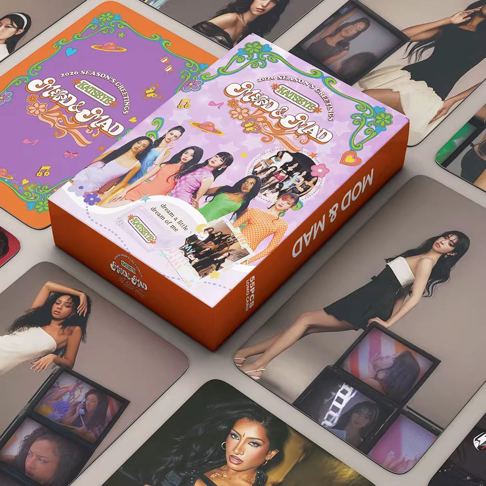 Katseye season s Greetings caja de lomo card 55 pieces