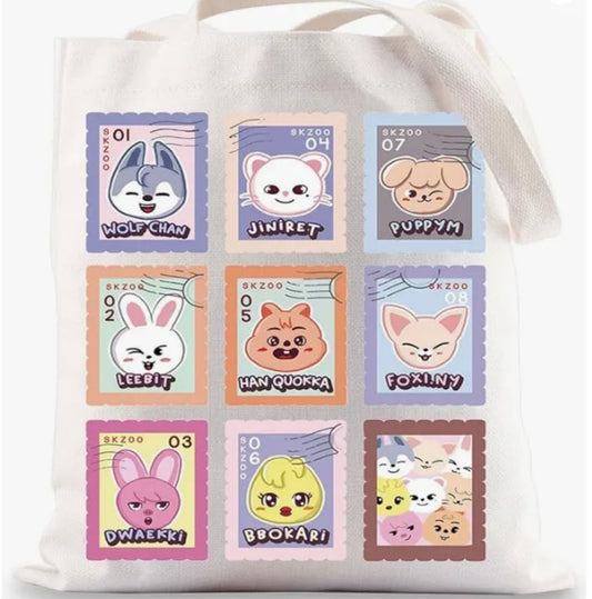 Skzoo Straykids tote bags