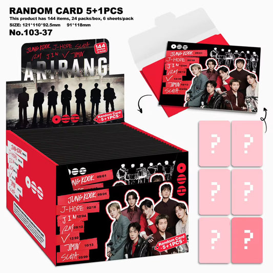 Bts sobre sorpresa lomo Card