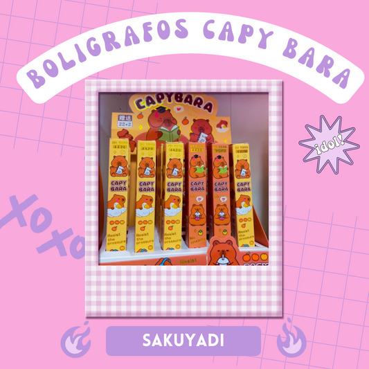 Capy bara Bolígrafos sorpresas