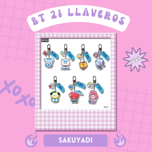 Bt21 llaveros