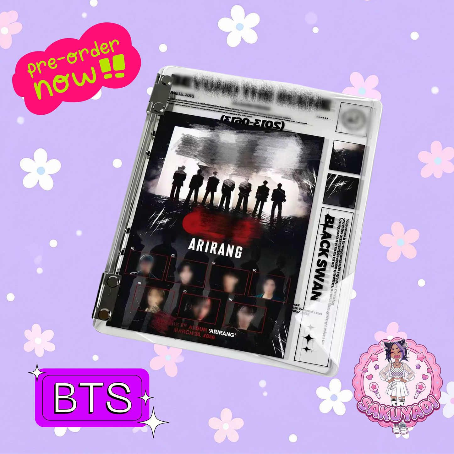 Bts Binder A 4 carpeta pre orden